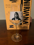 KURT COBAIN WINE GLASS