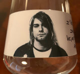 KURT COBAIN WINE GLASS