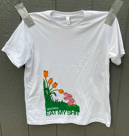 Glassjaw “Eat My Shit” White Tee